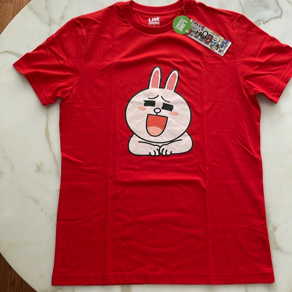 New with tag, Line Friends Cony bunny shirt